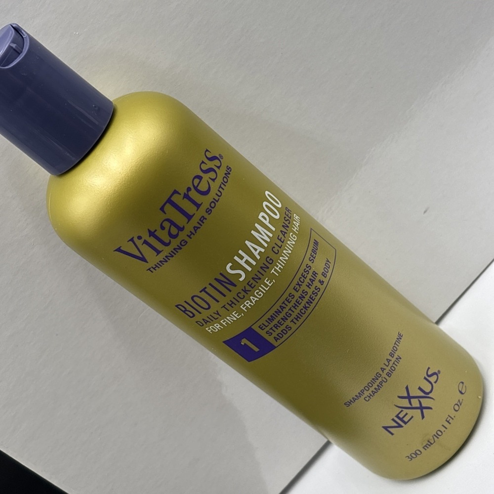 NEXXUS VitaTress Biotin Shampoo 10.1 fl oz HTF Thickening Strength Body Cleans